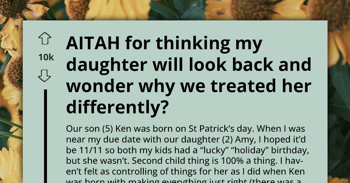 Redditors React As Woman Shares Birthday Tradition That Made Her Second Child Feel Invisible