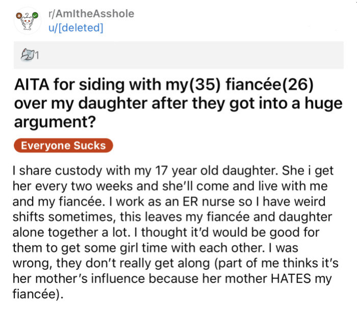 Here's the original post by a Reddit user who later deleted their account: