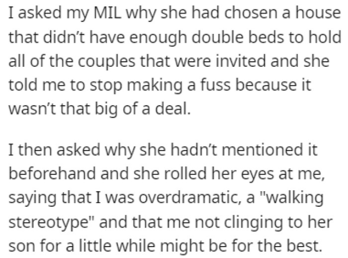 OP asked his MIL about this, and she just dismissed it as something unimportant