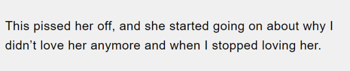 Obviously, his mother wasn't happy with his response and continued to ask questions that she clearly wasn't ready for the answers to.