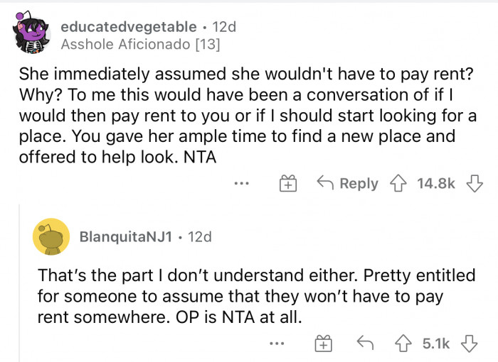 She definitely needs to have a more in-depth conversation with her roommate.