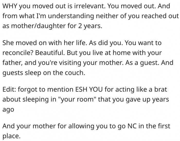 6. She's acting like a spoiled brat.