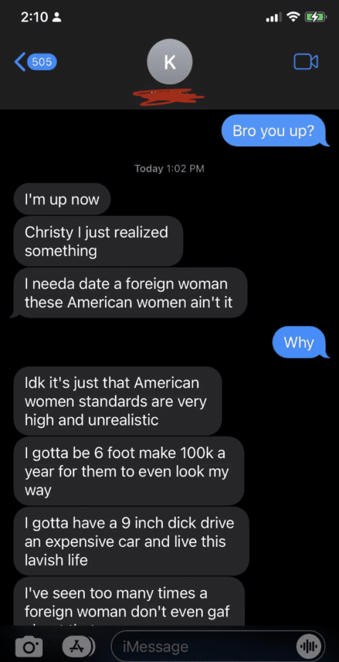 11. Is it really true that the American woman doesn't care until you're rich?