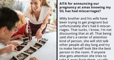 Man Wants To Know If He's Wrong For Announcing Their Pregnancy At Christmas Knowing His SIL Has Had Miscarriages