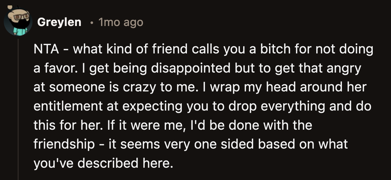 Some said that being called an insulting name would be the end of the friendship.