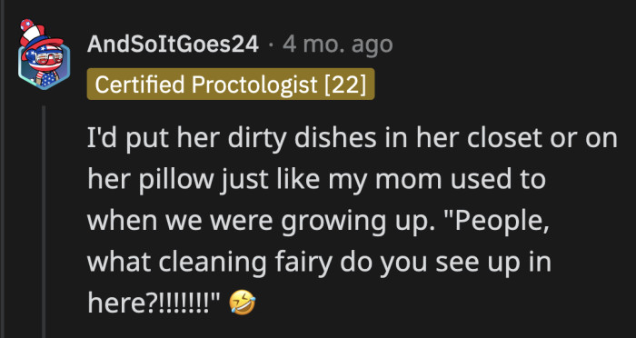 Petty commenters have more creative solutions for OP...