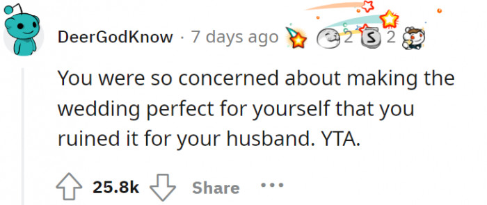 Short message. Major YTA.