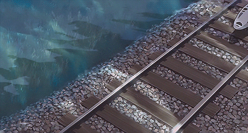 19. The movement of the water