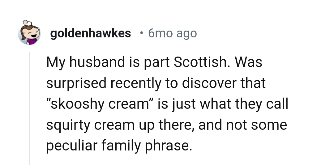 7. What they call squirty cream