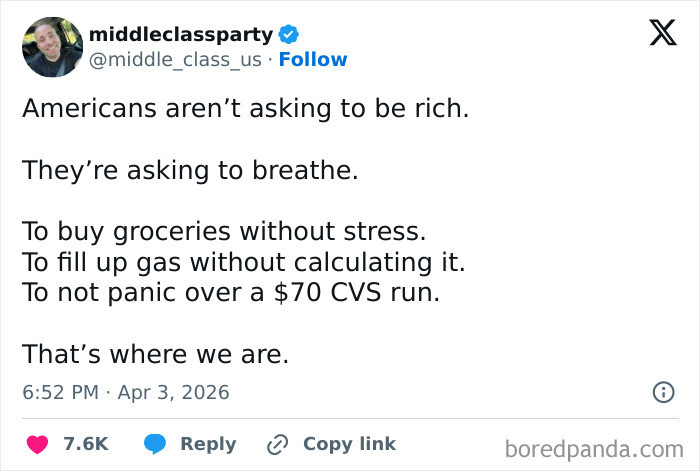 Elderly Walmart employee on COPD machine, crying, highlighting empathy and healthcare strain