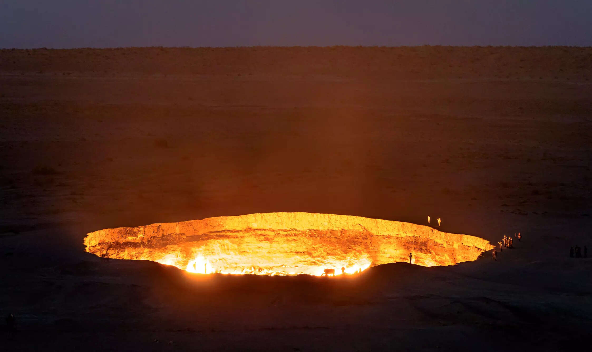 In 2022, Turkmenistan vowed to close the crater, but it still leaks methane and fuels climate concerns.