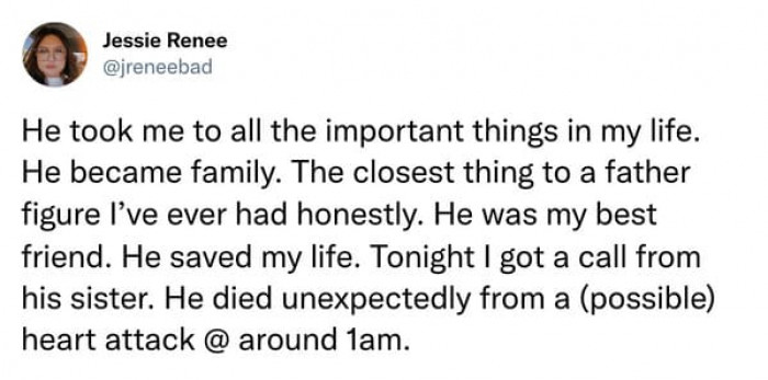 This man became an important person in her life.