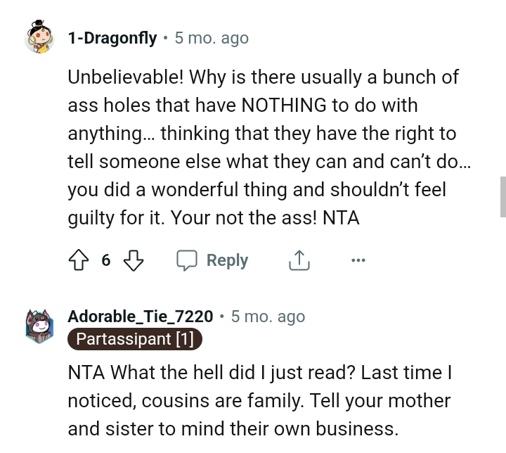 They don't have the right to tell someone else what to do