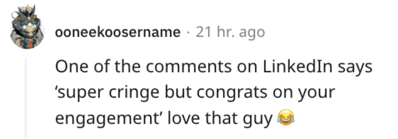 When you’re disgusted but still wish them well.