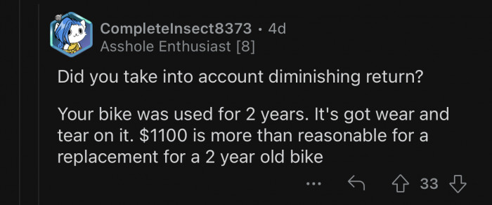 OP must not have taken into account diminishing returns.