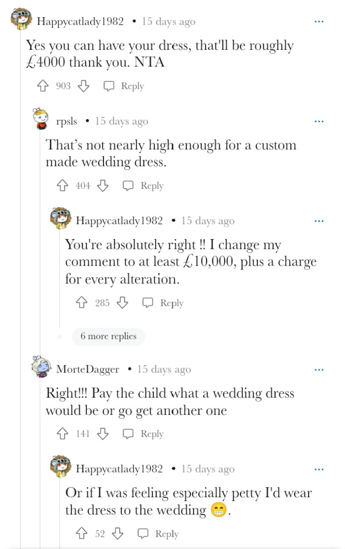 Tell your son that his aunt is not a loss.