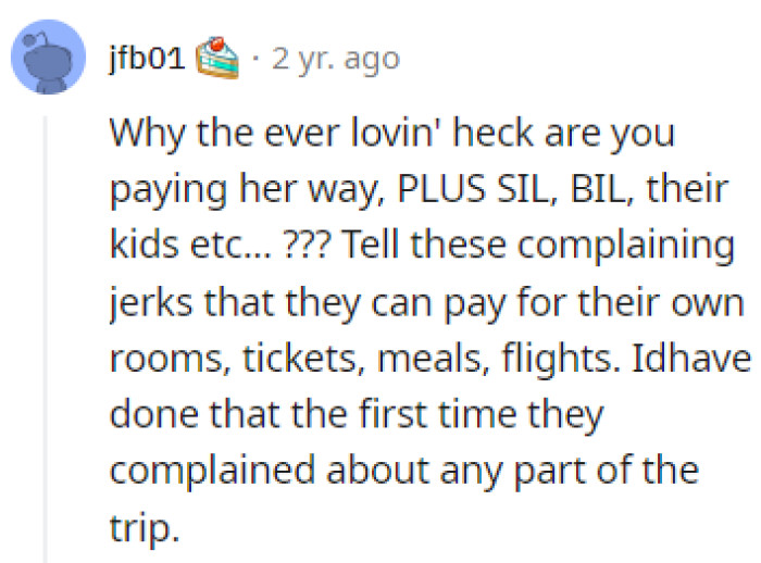 Pay for Your Own Expenses