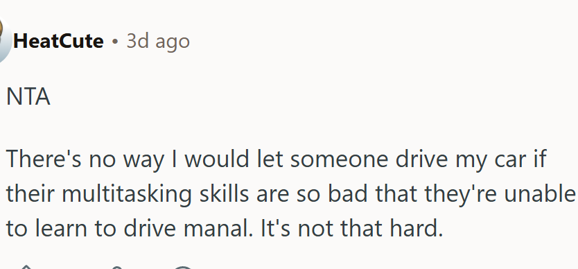 This Redditor says: