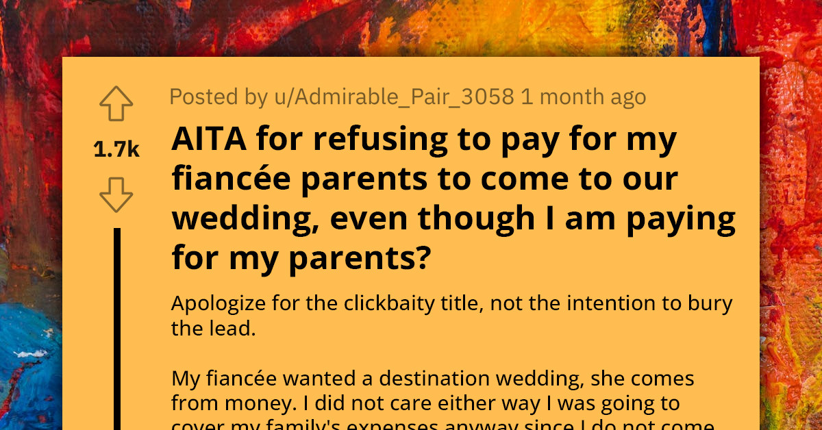 Redditor in Quandary Over Financing Lavish Wedding for Wealthy Fiancée - Should He Pay for Her Parents