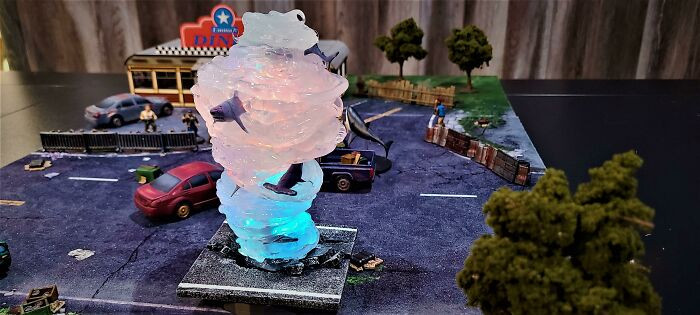 "Sharknado! It Lights Up And Spins (Video Link In Comments). This Was A Lot Of Fun"