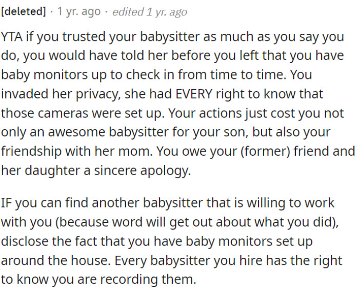 OP owes them a genuine apology.