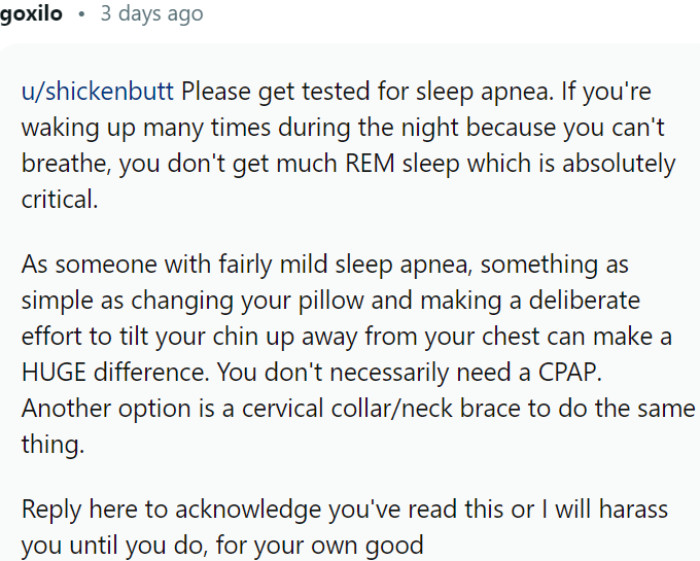 Test for sleep apnea