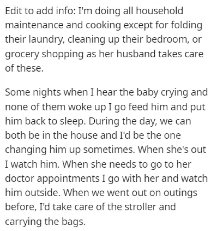 OP provided an edit to the original story in order to provide more info