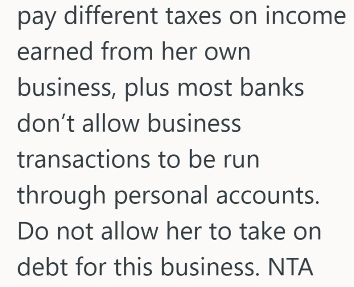 Bringing up taxes and banking rules turns this from a marital dispute into a compliance issue.