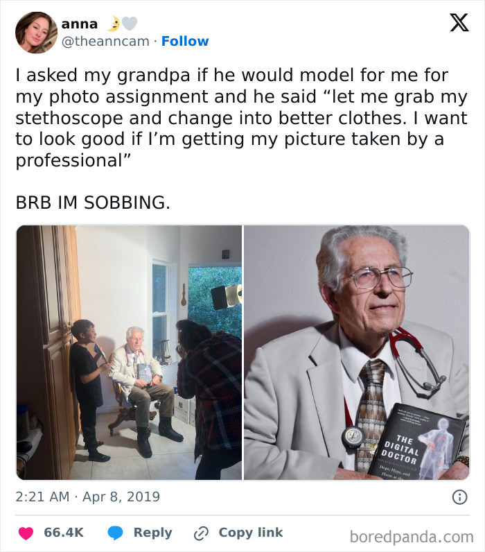 "Such A Supportive Grandpa"