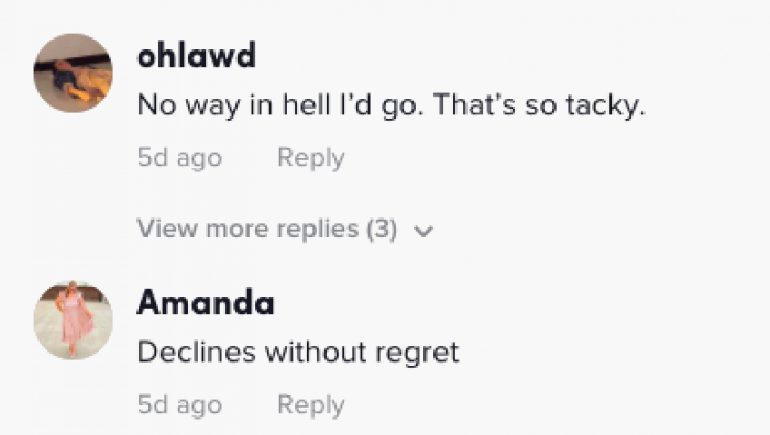 We can imagine that a lot of people will decline this offer simply because of this request.