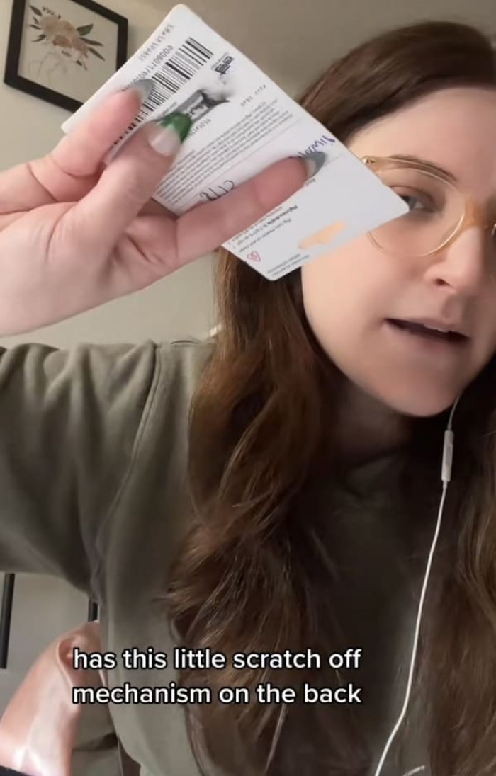 She explains the situation in detail, from where she got the card to what happened.