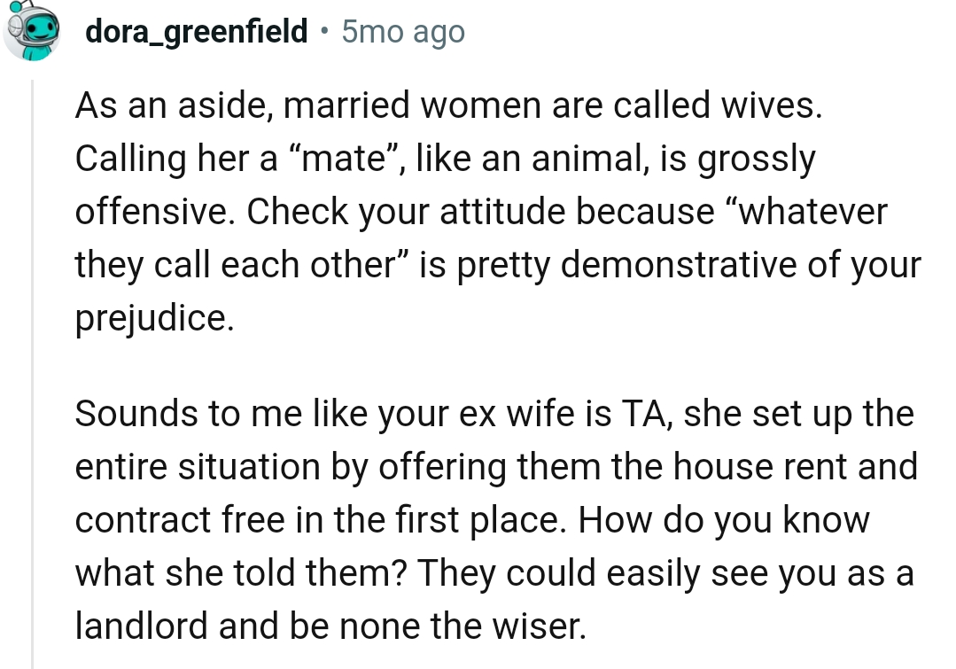 And the comments from other Redditors roll in...