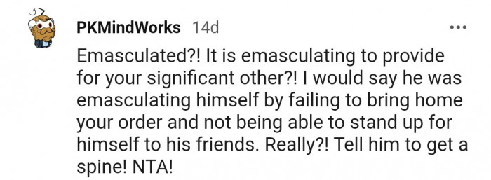 18. Have courage, man, have courage