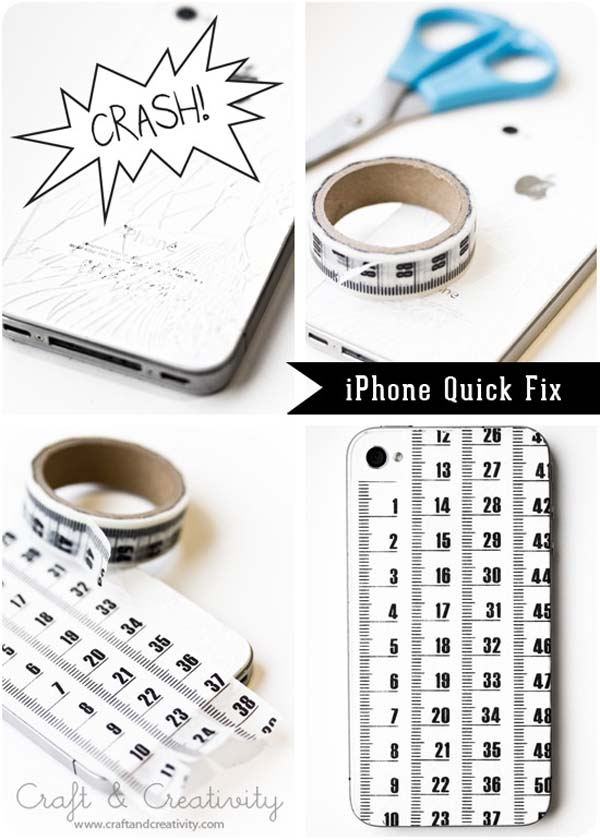 Cover up those phone cracks and scratches...