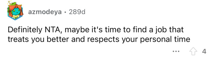 Time to find a better job.