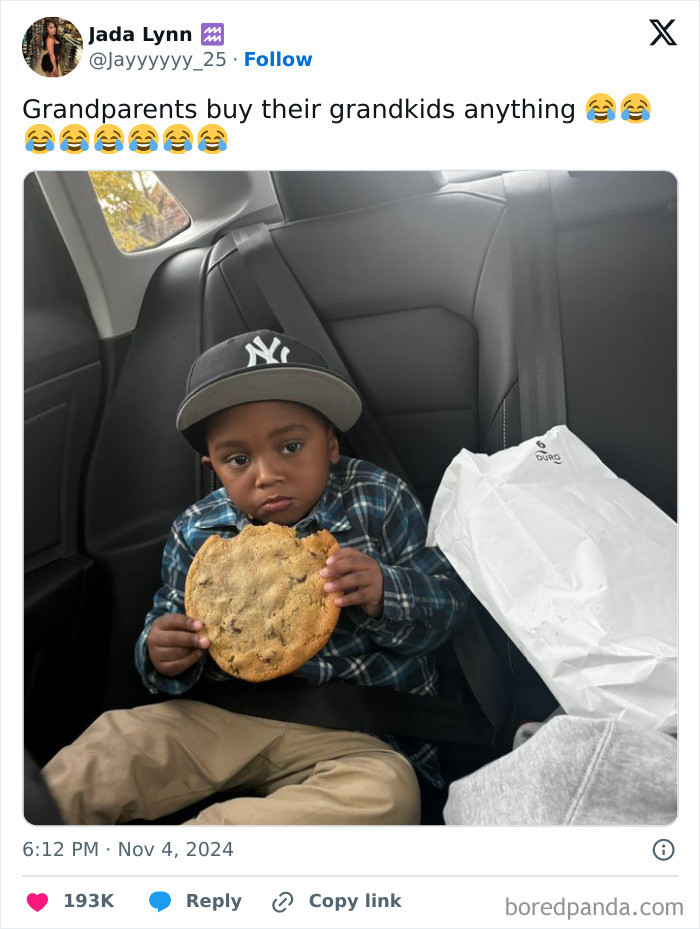 "Cookie Bigger Than His Head"