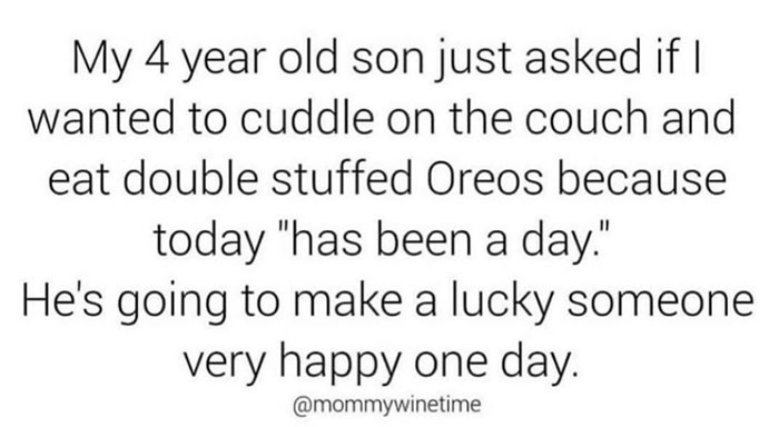 4. That's a good kid right there