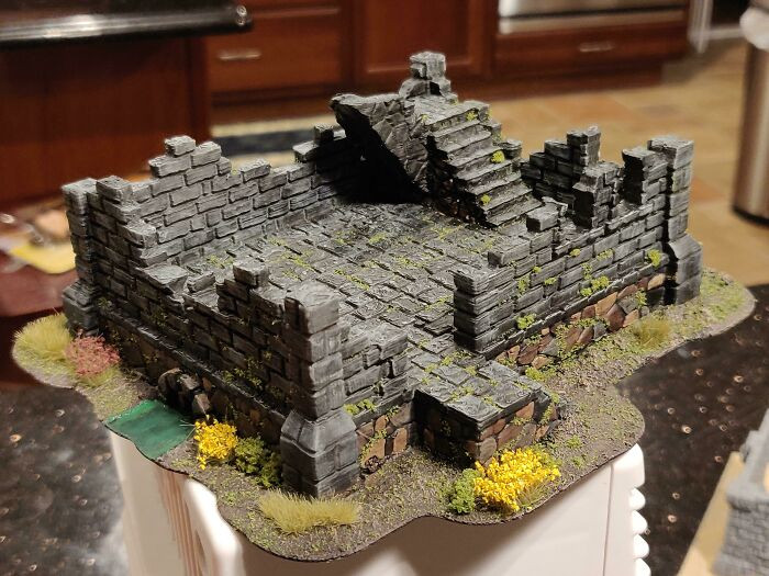 "First Terrain Piece Off The Ender 3 With Default Settings"