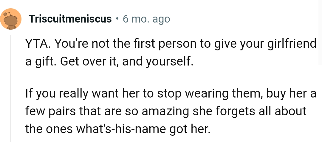 Buying her a few pairs that are amazing