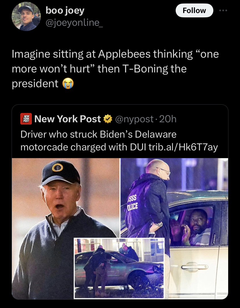 Well, that’s one way to meet the president of the United States.