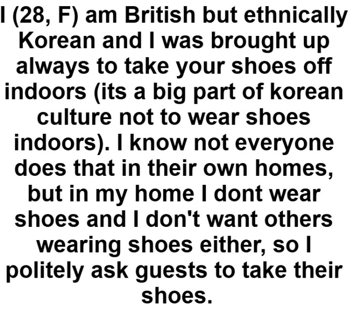 The OP kicks off her story saying...