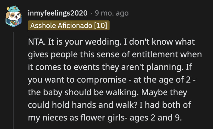 It was tacky of OP's SIL to even ask for her daughter to be the flower girl.