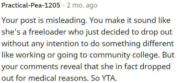 Your post is deceptive.