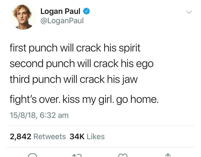 "Kiss My Girl. Go Home"