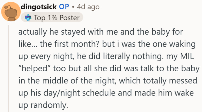 So he stayed — technically. Just not in the way that involved doing anything useful.