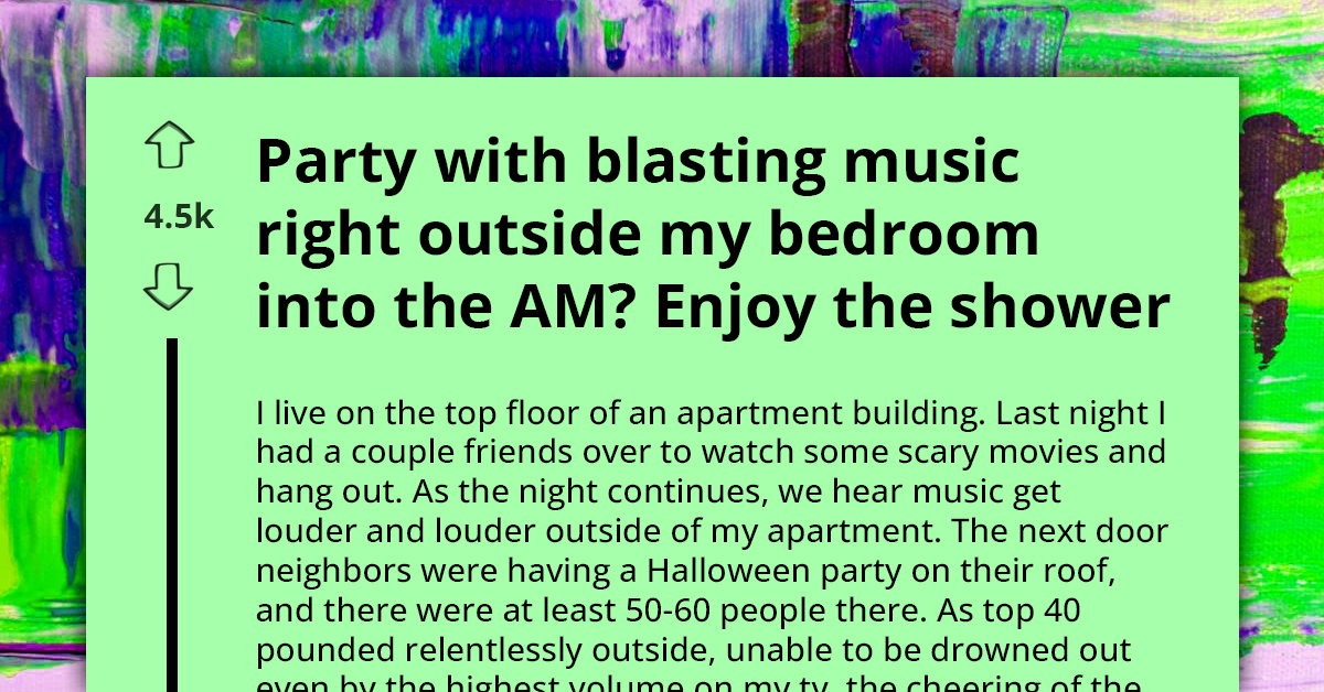 Halloween Party Scatters As Group of Friends Make It Rain on Their Next-Door Neighbour for Having a Loud Party