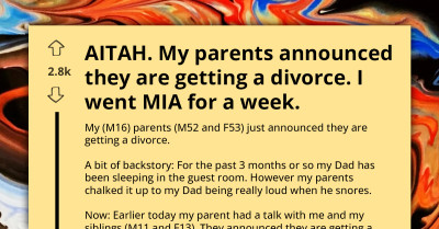 Teen's Emotional Reaction To Parents' Divorce Leads To Punishment Instead Of Support