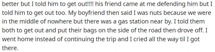 In the middle of nowhere