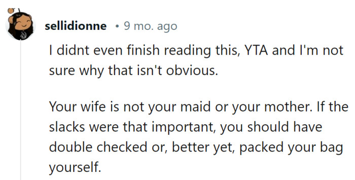 OP's lesson here: Houdini would be proud of such vanishing pants!