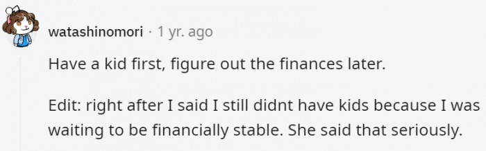 8. This can jeopardize both your future and your child's future